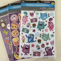 JOT GOOGLY EYE STICKERS~Lot of 5 Pkg’s, (total of 125 stickers) New Variety