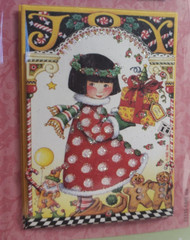 Mary Engelbreit Dimensional Stickers Hope/ Joy/Peace on Earth CHRISTMAS glitter
