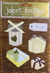 RARE JOLEES GIFT BOXES For You Tag Presents Birthday Christmas Wedding STICKERS