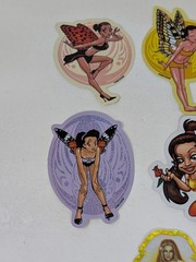 Vintage Y2K Sticker Lot Latina Chicano Aztlan Girls Fairy Anime Lowrider 2000s