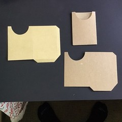 POCKETS Envelope Card Frame Die Cut Embellishments Scrapbook Cards Crafts