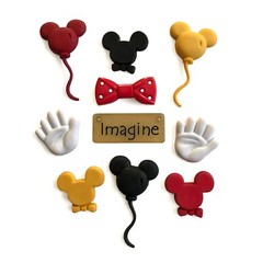 Buttons Galore 50+ Assorted FAIRY TALE Theme Buttons Set for Sewing & Crafts