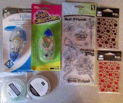 New Large Scrapbooking Supplies Lot Tools Tape Stickers Paper Embellishments