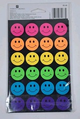 Anerican Greetings Rainbow Smiley Face & Star Stickers – 10 Sheets Multi Color
