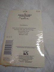 Vintage Hallmark American Girls Collection Felicity Merriman Stickers