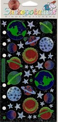 Stickopotamus Stickers – Planets, Moons and Stars – Earth, Jupiter – Free Ship
