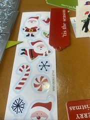 mrs grossman stickers lot christmas Opalescent Snowflakes Polar Bears Candy Cane