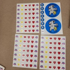 Lot of Vintage teacher reward stickers NEW mini sheets