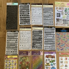 Lot Of 18 NOS Vintage Pkgs Of Stickers Asst Brands + Themes #5