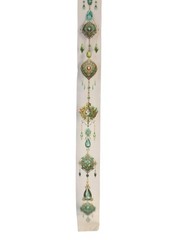 5-Piece Decorative PET Tape Set With Intricate Jewel Design In Multicolor