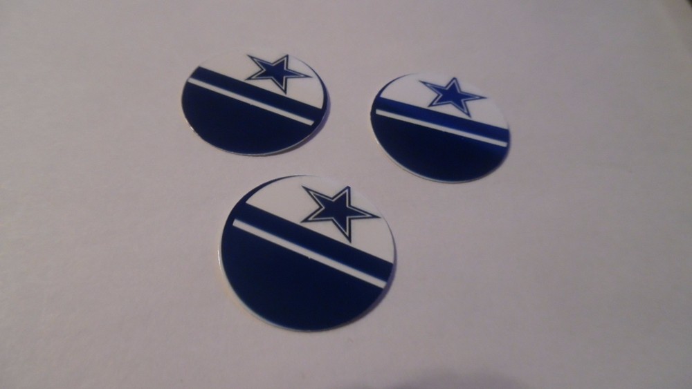 Pre Cut One Inch Bottle Cap Images DALLAS COWBOYS Free Shipping