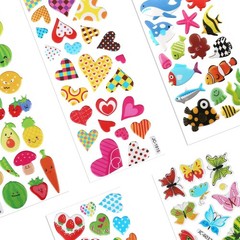 20 Sheets of Lightweight 3D Puffy Stickers – Ideal Gift for Creative Children!