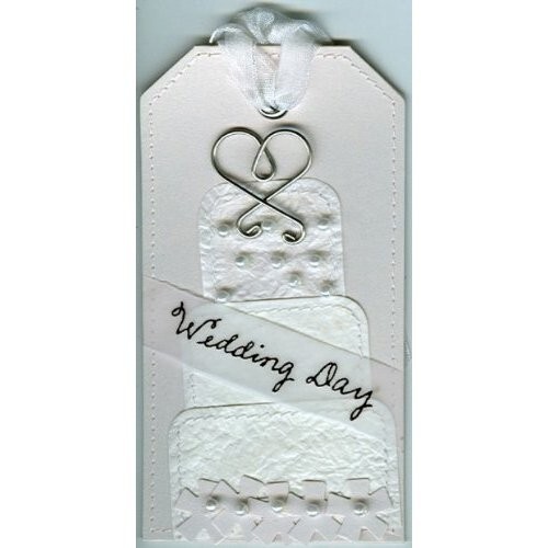 EK Success REBECCA SOWER DESIGNS Fresh Tags Handmade Gift Tags – WEDDING DAY