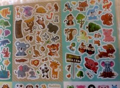 Stickers Animals 1000 Stickers, New, 3 Pages
