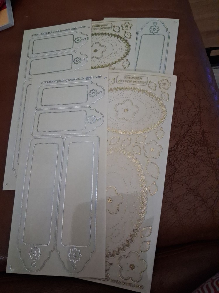5X STICKERS SCRAPBOOKING NEW (ST1512) MIX TRANSPARENT