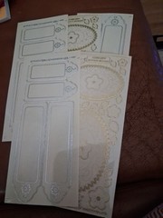 5X STICKERS SCRAPBOOKING NEW (ST1512) MIX TRANSPARENT