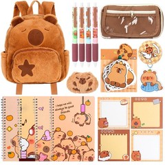 100 Pcs Gifts with Backpack and Stationery Set Day Gifts Sticky Notes Ballpoi…