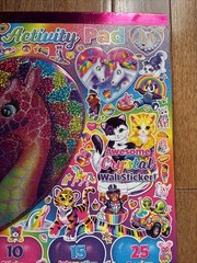 Lisa Frank Giant Sticker Activity Pad Over 2000 Stickers, Play Scenes, Design Pg