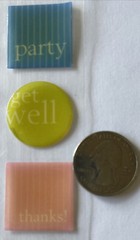 ALL OCCASIONS Page Pebbles Stickers (8pc)Making Memories•Party•Phrases •Miss You