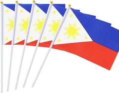 Vibrant 25 Pack Handheld Philippines Flags – Perfect for Parties & Celebrations