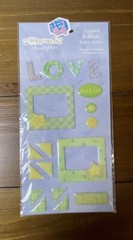 Sticker Craft Lot – Assorted Pages Scrapbook Cut Outs Puffy Love Butterfly Fall