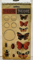 Tim Holtz Idea-ology Curiosities Sticker Book Retired Gothic Apothecary 2019