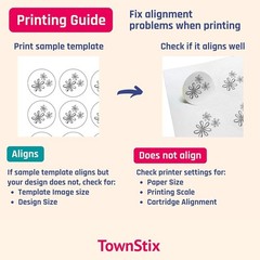 Matte White Round Laser Inkjet Self-Adhesive 30 Sheets 270