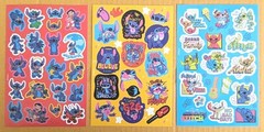 Disney Stitch Single Sheet Lot Of 3