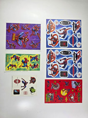 HUGE Vintage character stickers variety lot DISNEY, Looney Toons, Sesame Street
