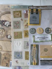 Large Scrapbooking Craft Lot Stickers Embellishments Paper Crafts + Storage Case