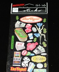 STICKO -Destinations Scrapbook Stickers ~ LAS VEGAS~ SPCY26