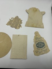 Antique Lot Of 8 Victorian Scrap Paper Ephemera For Collecting Or Scrapbooking