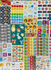 555+ Sticker Themes: Butterfly Flower Cats Dogs Birds Island Tropical Sea Life