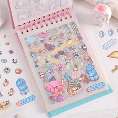 10 Sets DIY 3D House Stickers, Scene Miniature Sticker