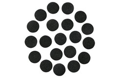 This Season’s Colors Black Felt Circles 1.5″ 48 Count Adhesive Stickers