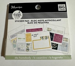 HP The Homebody- Sticker Pad 36 Pieces Open Package All Sticker Inside