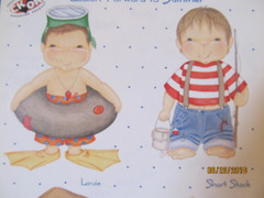 8 Sheets Tie Me To The Moon Dimple Street Gang Summer Boys Stickers