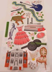 NEW Lot of 7 Scrapbook Craft Embellishment Sticko Creative Imagination Sandylion