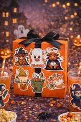 Halloween Animal Sticker Set – 64 Piece