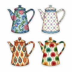 Cute Teacups And Kitchen Embellishments Junk Journal Scrapbook Choose A Set