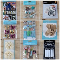Various Brands SCRAPBOOK ACCESSORIES Embellishments YOU CHOOSE Lot of 3 Packs