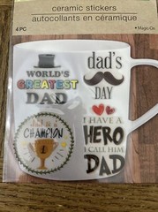 Crafters Square Ceramic Stickers