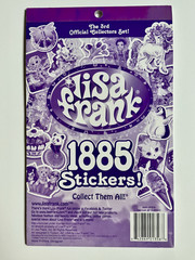 Lisa Frank 1885 Sticker Set Markie Unicorn Sugar Cookie Box Beauty Bits Vintage