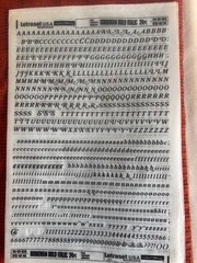 2 Letraset INSTANT LETTERING Transfer Letters Bookman BOLD ITALIC 24pt partial 2