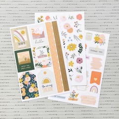 Jen Hadfield~PEACEFUL HEART sticker set~So nice & useful! 162 pieces Quick Ship!