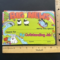 Trend Vintage 80s 90s Award Certificate Lot 16 Different Designs