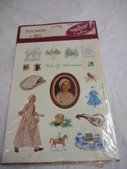 Vintage Hallmark American Girls Collection Felicity Merriman Stickers