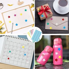 1620 Pcs Holographic Star Stickers 30 Sheets 6 Colors Foil Star Stickers for …