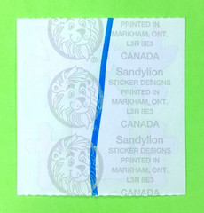 Vintage Sandylion Prismatic Doves Crosses & Stained Glass Sticker Mod Sheet