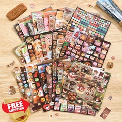 1000+ Japanese Sticker Book, 30 Sheets Cute Japanese Food Stickers, Aesthetic…